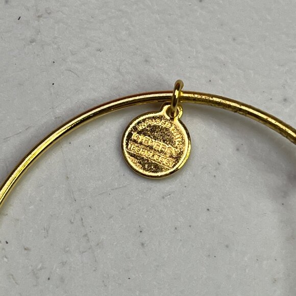 Disney Alex & Ani Mickey Mouse Santa Bangle Bracelet Holiday Charm - Picture 7 of 7